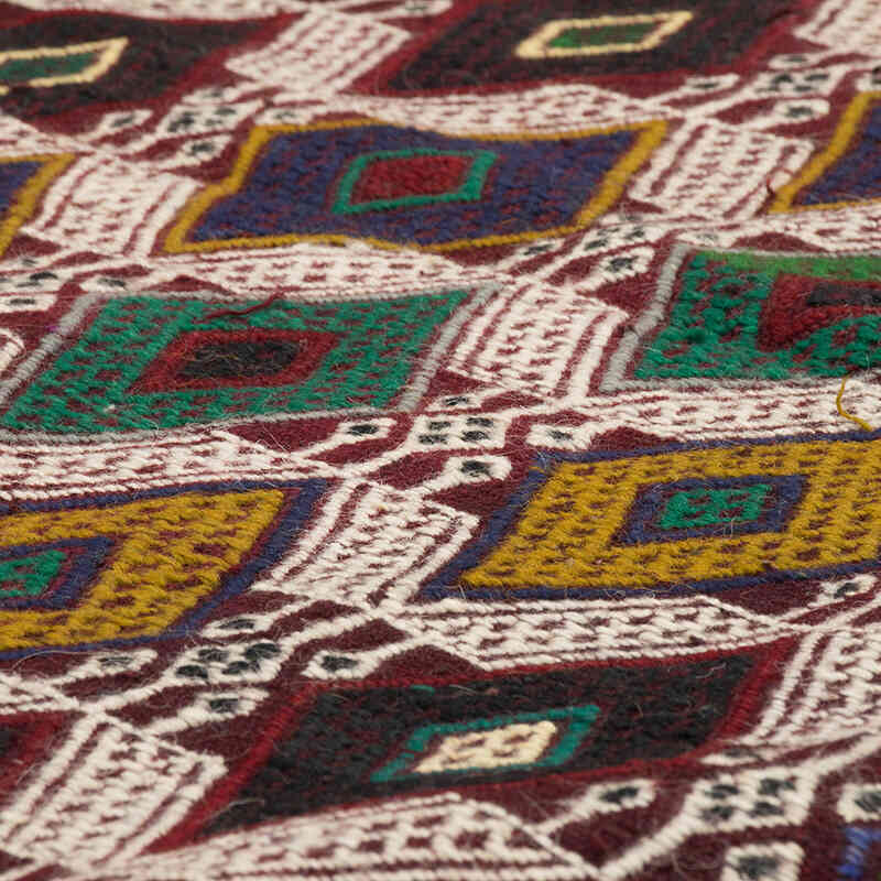 Vintage Anatolian Jijim Rug - 4' 7" x 5' 8" (55" x 68") - K0073197