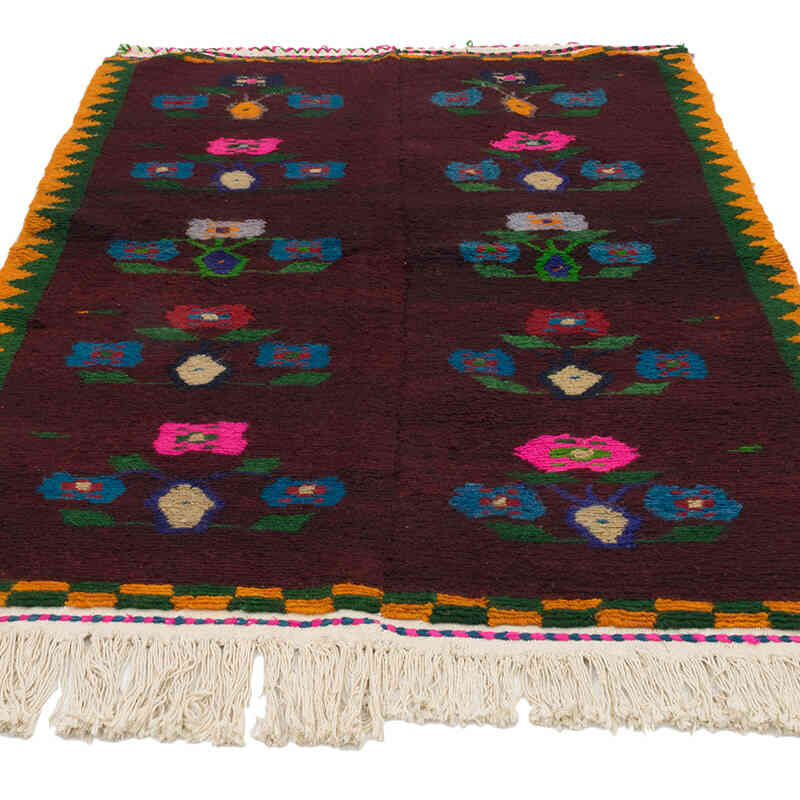 Vintage Anatolian Tulu Rug - 3' 10" x 5' 6" (46" x 66") - K0073198