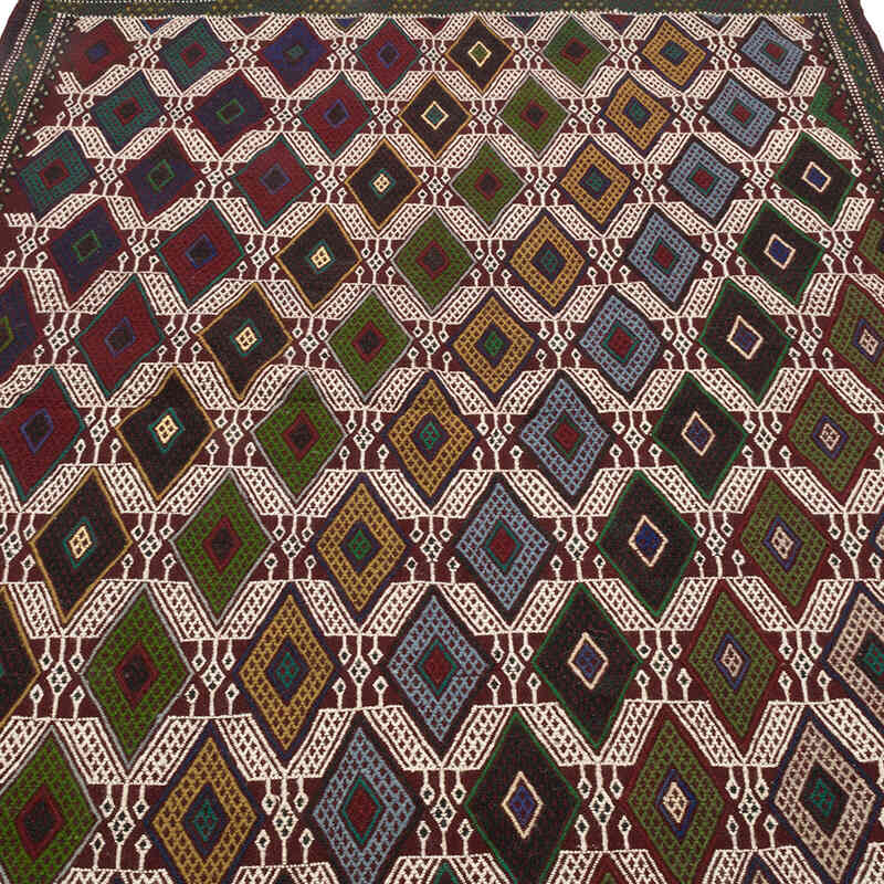 Vintage Anatolian Jijim Rug - 4' 8" x 6'  (56" x 72") - K0073206