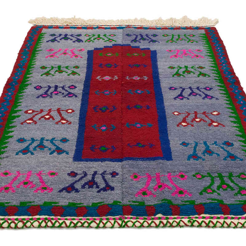 Vintage Anatolian Tulu Rug - 4'  x 5' 7" (48" x 67") - K0073218