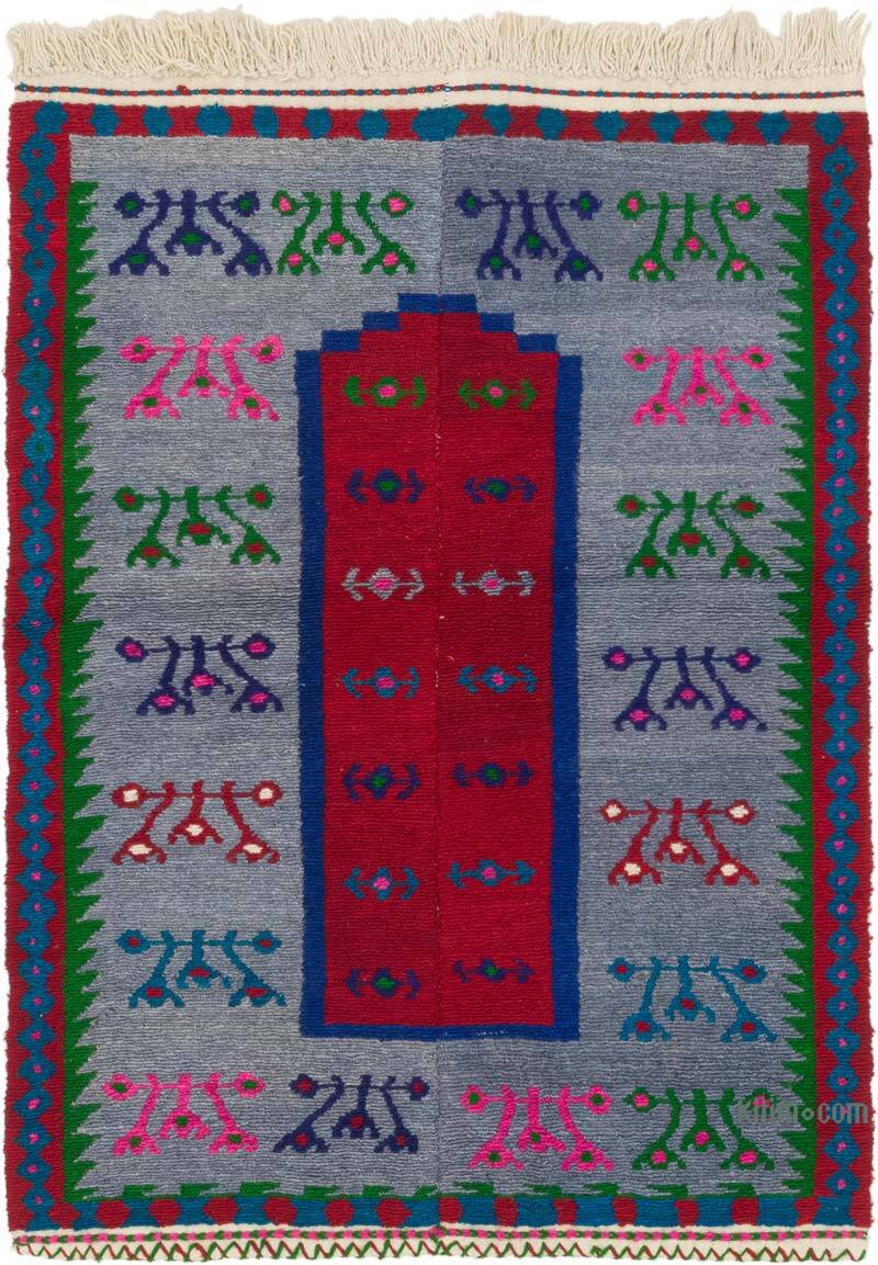 Vintage Anatolian Tulu Rug - 4'  x 5' 7" (48" x 67") - K0073218