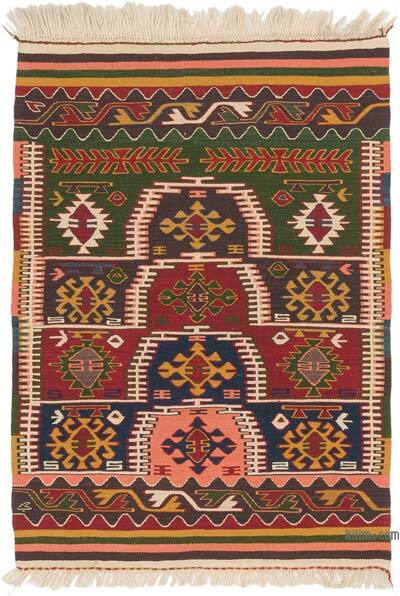 Alfombra Vintage Kilim Turca - 94 cm x 130 cm