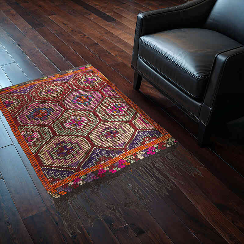 Vintage Anadolu Cicim - 106 cm x 140 cm - K0073223