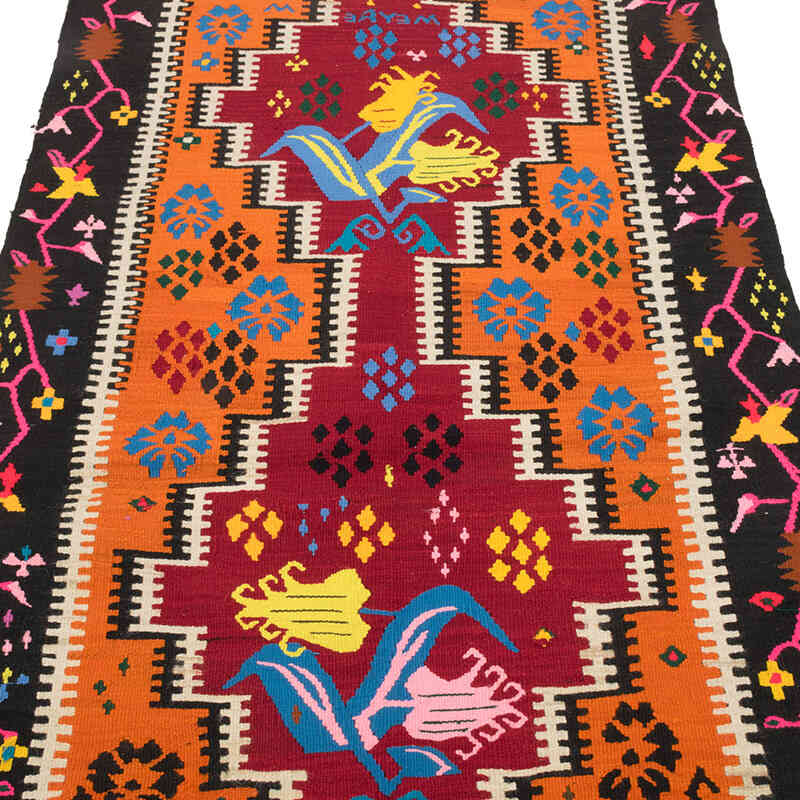 Alfombra Vintage Kilim Turca - 102 cm x 157 cm - K0073226