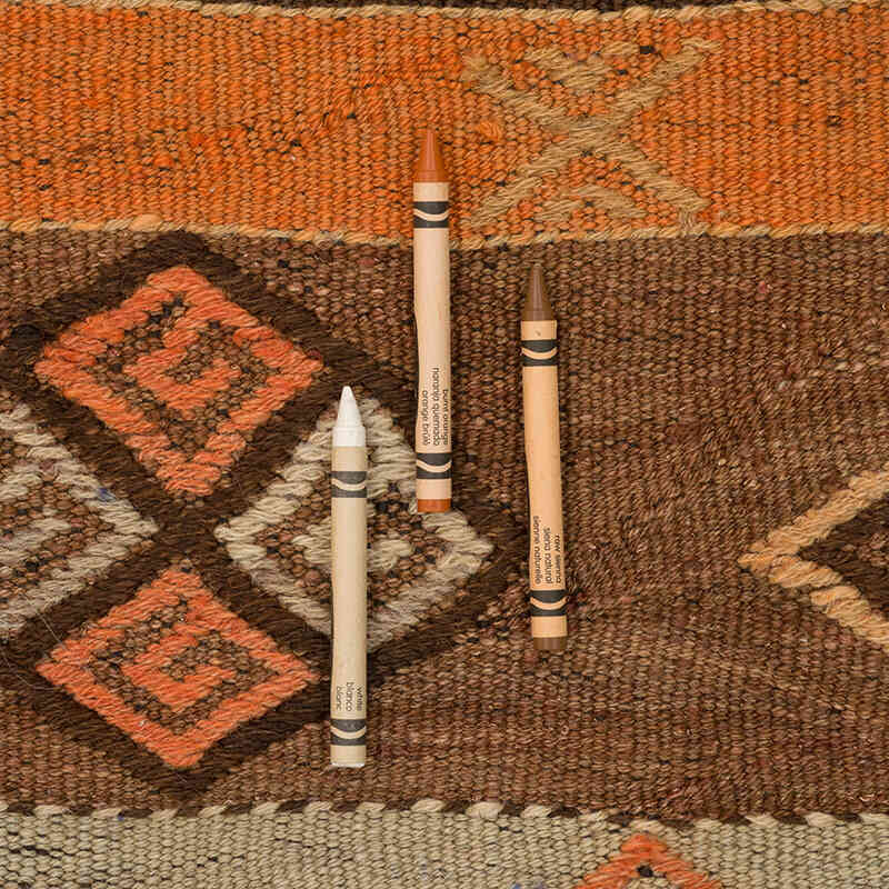 Alfombra Vintage Kilim Turca - 196 cm x 221 cm - K0073228