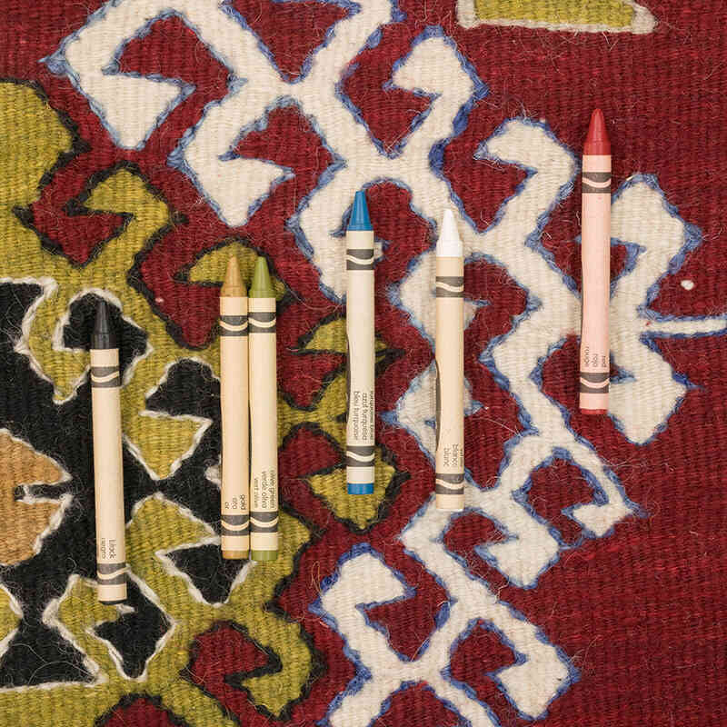 Alfombra Vintage Kilim Turca - 106 cm x 147 cm - K0073230