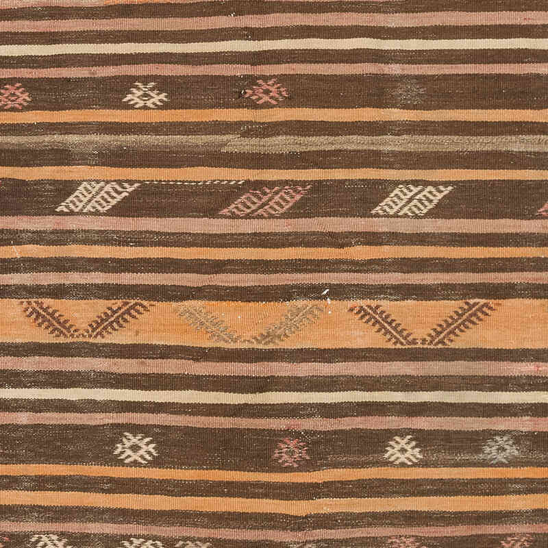 Vintage Turkish Kilim Rug - 5' 1" x 11' 4" (61" x 136") - K0073231