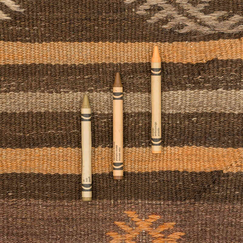 Vintage Turkish Kilim Rug - 5' 1" x 11' 4" (61" x 136") - K0073231