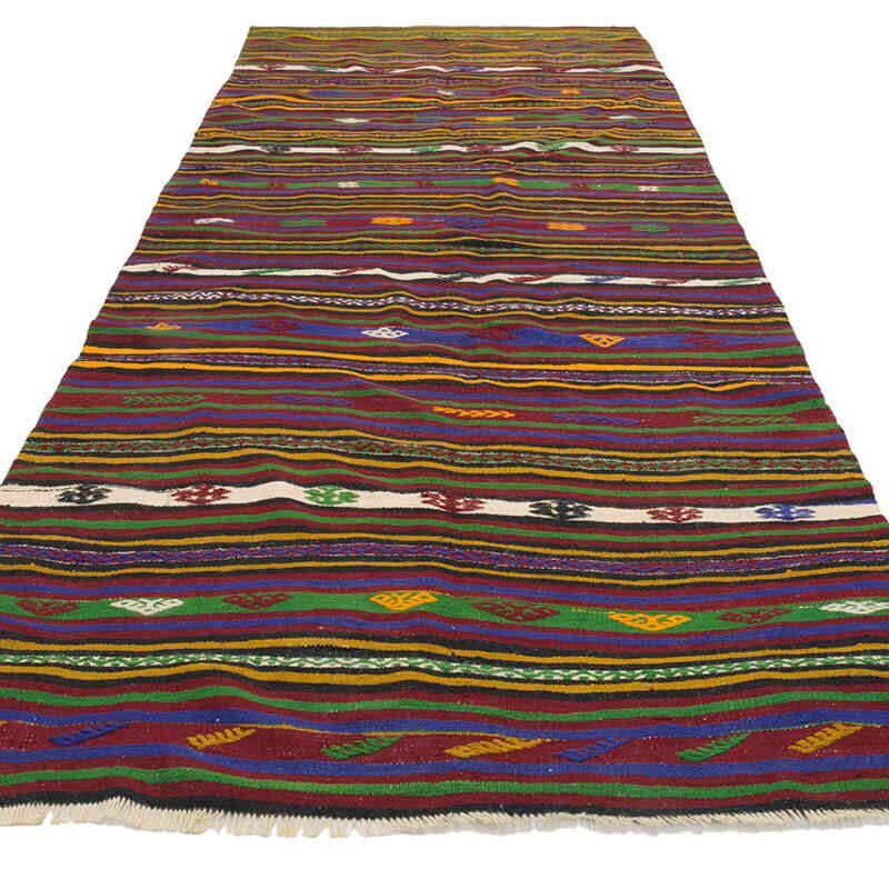 Alfombra Vintage Konya Kilim - 137 cm x 371 cm - K0073233