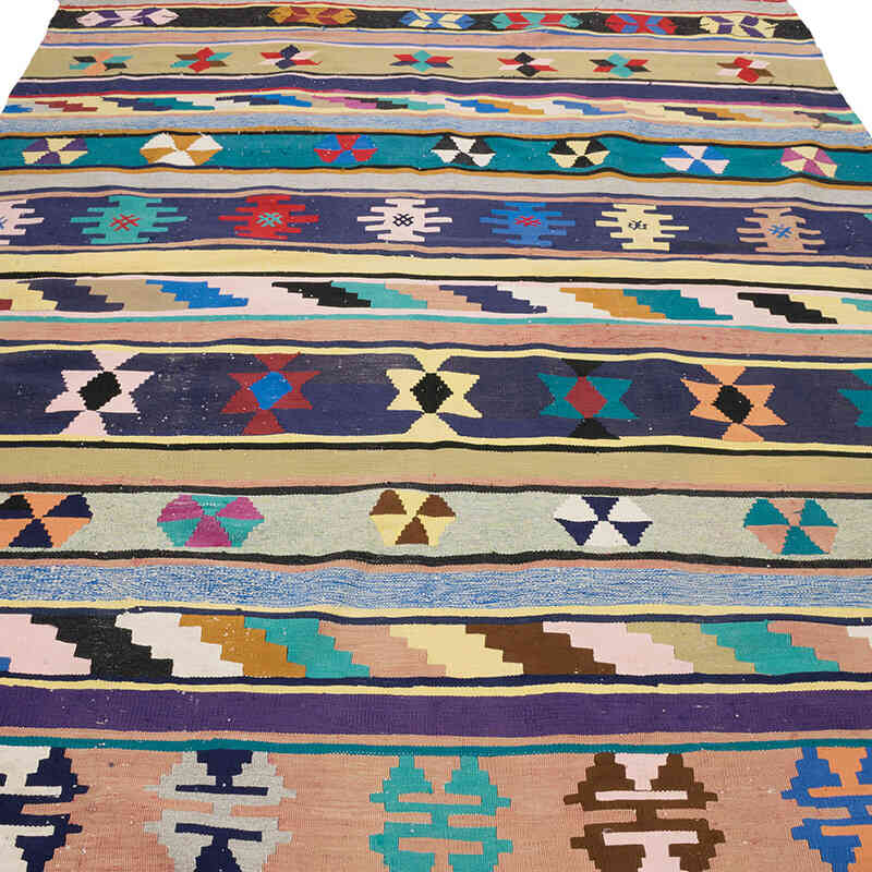 Alfombra Vintage Kilim Turca - 181 cm x 353 cm - K0073241