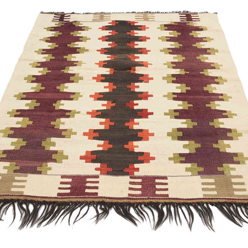 Alfombra Vintage Kilim Turca - 100 cm x 145 cm - K0073242