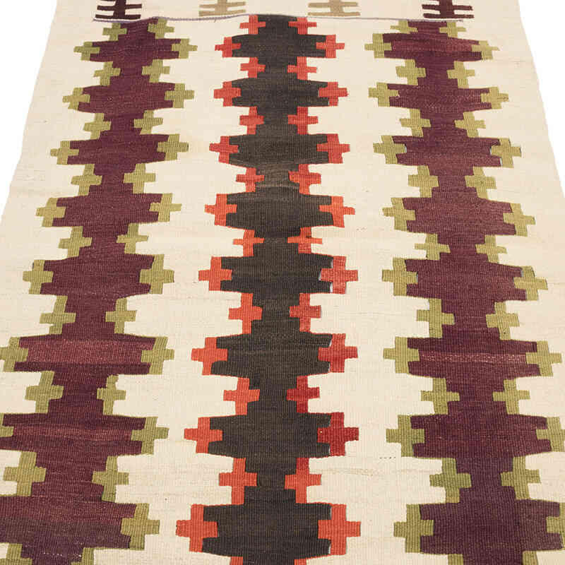 Alfombra Vintage Kilim Turca - 100 cm x 145 cm - K0073242