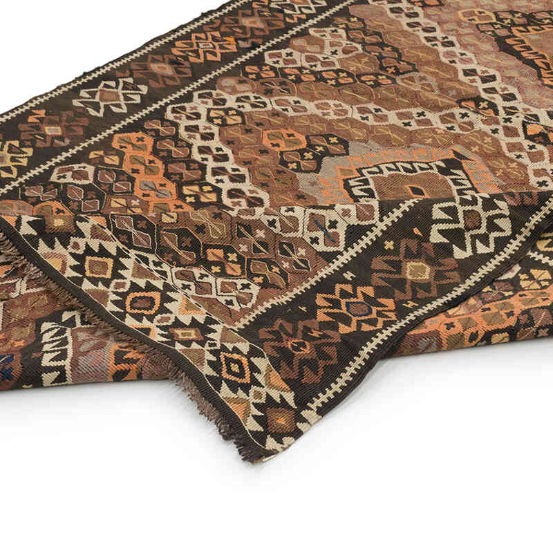 Vintage Kars Kilim Rug - 5' 3" x 12' 10" (63" x 154") - K0073245