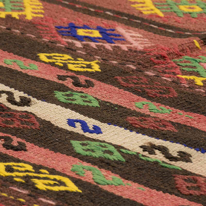 Vintage Turkish Kilim Rug - 6' 4" x 8' 9" (76" x 105") - K0073249