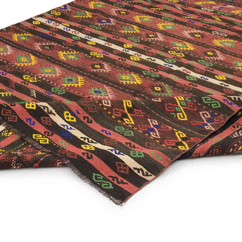 Vintage Turkish Kilim Rug - 6' 4" x 8' 9" (76" x 105") - K0073249