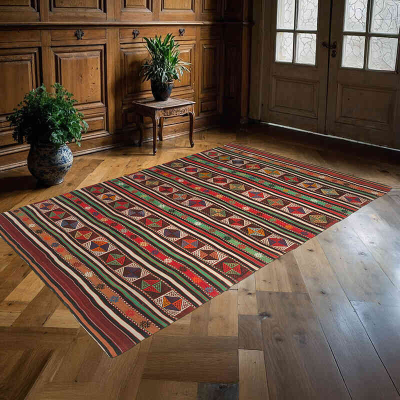 Vintage Anadolu Cicim - 142 cm x 222 cm - K0073256