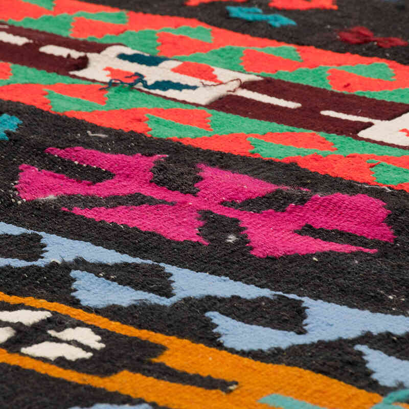 Alfombra Vintage Kilim Turca - 115 cm x 145 cm - K0073258