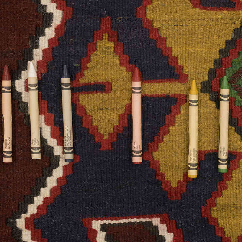 Alfombra Vintage Kilim Turca - 114 cm x 194 cm - K0073264