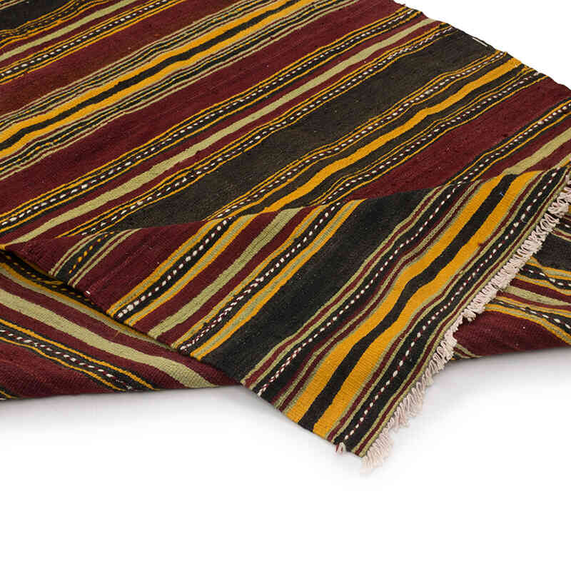Vintage Turkish Kilim Rug - 4' 11" x 13' 3" (59" x 159") - K0073269
