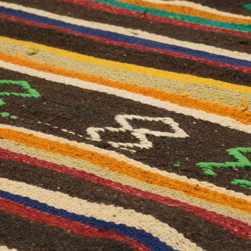 Vintage Turkish Kilim Rug - 5' 4" x 13' 11" (64" x 167") - K0073275