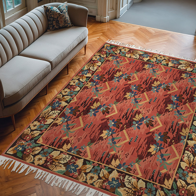 Nueva Alfombra Turca Kilim - 255 cm x 305 cm - K0073280