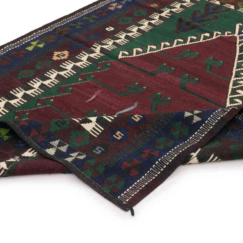 Alfombra Vintage Kilim Turca - 141 cm x 190 cm - K0073286