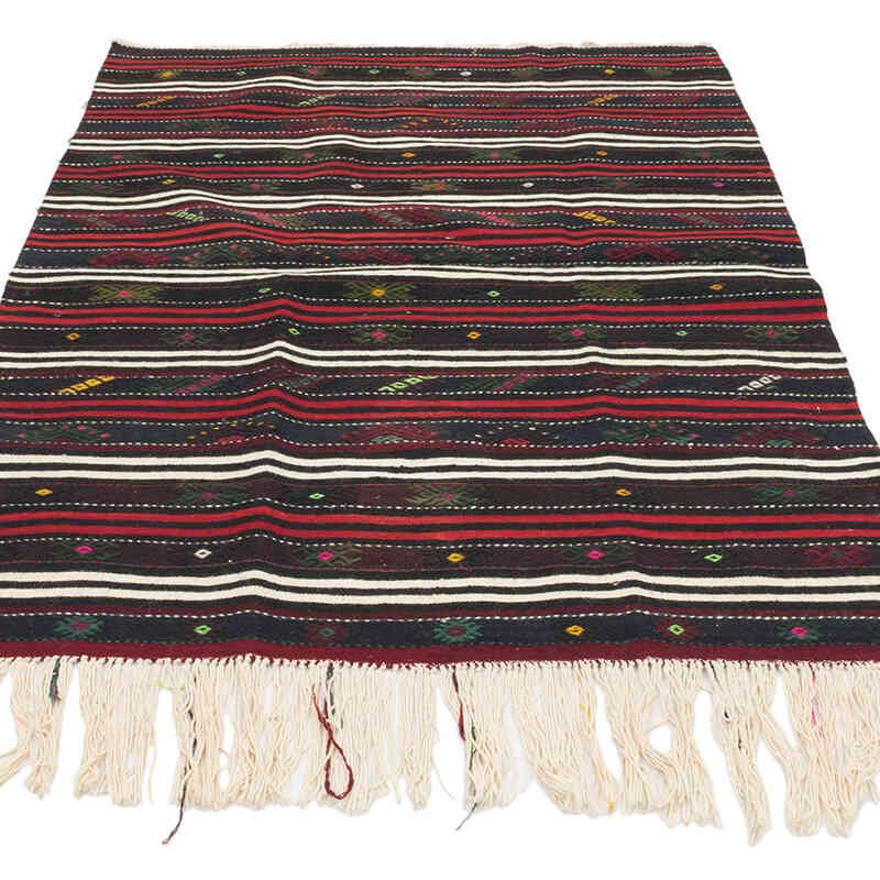 Alfombra Vintage Kilim Turca - 108 cm x 157 cm - K0073287