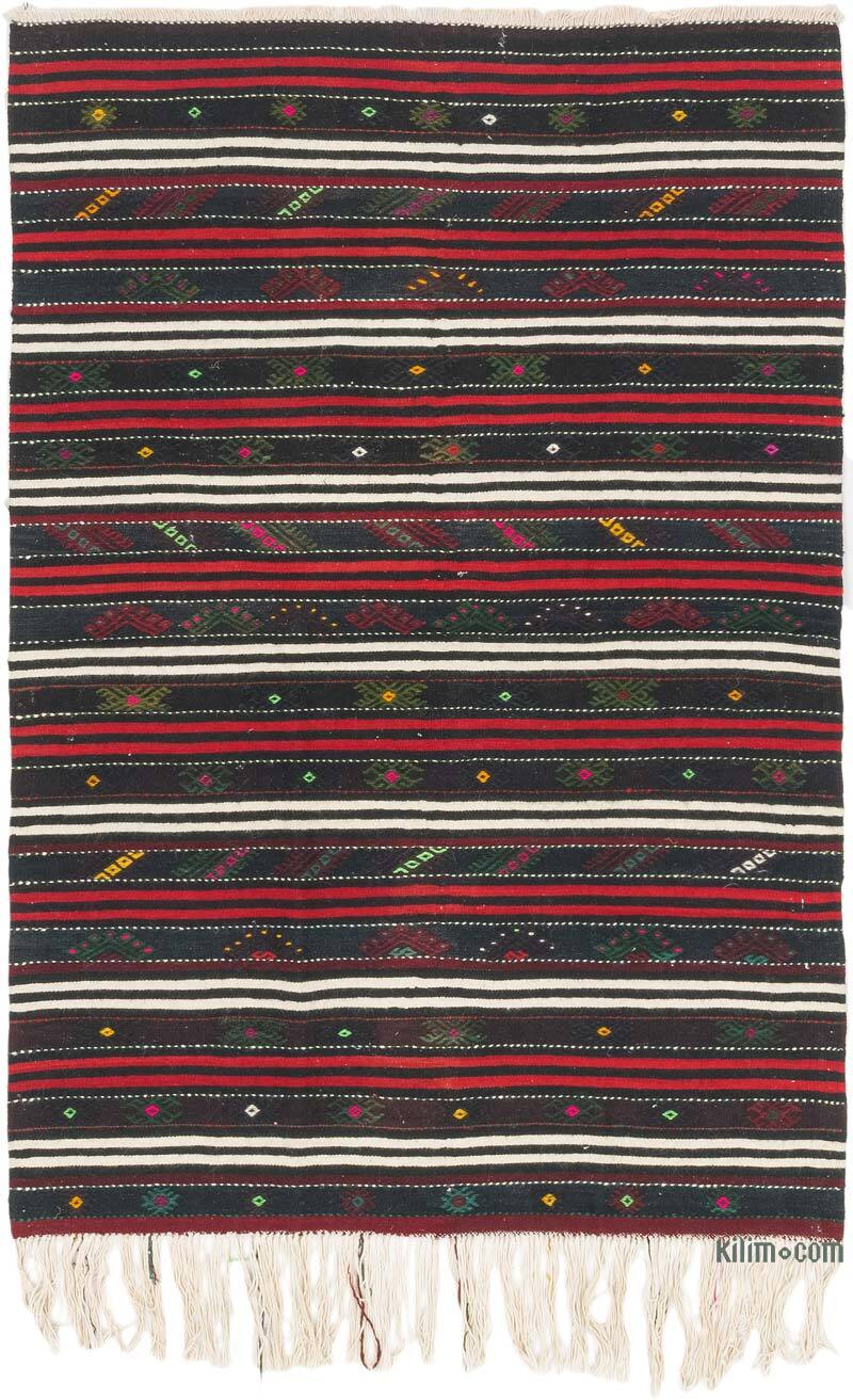 Alfombra Vintage Kilim Turca - 108 cm x 157 cm - K0073287