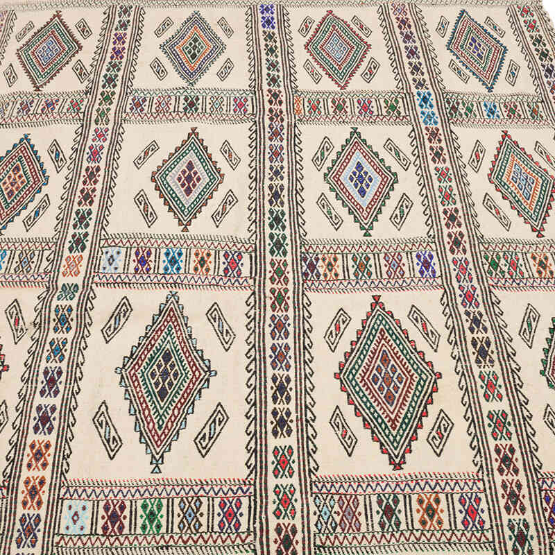 Vintage Anatolian Jijim Rug - 5' 3" x 7' 1" (63" x 85") - K0073289