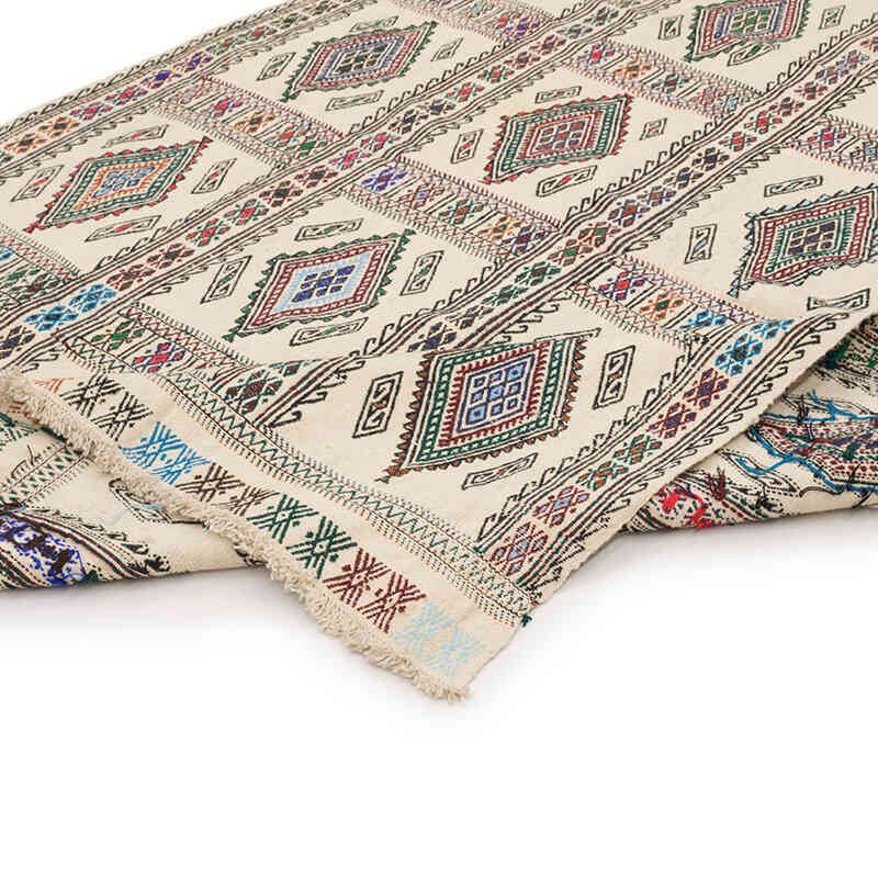 Vintage Anatolian Jijim Rug - 5' 3" x 7' 1" (63" x 85") - K0073289