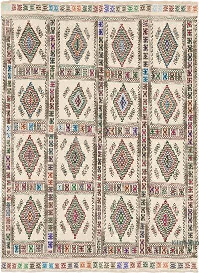 Vintage Anatolian Jijim Rug - 5' 3" x 7' 1" (63" x 85")