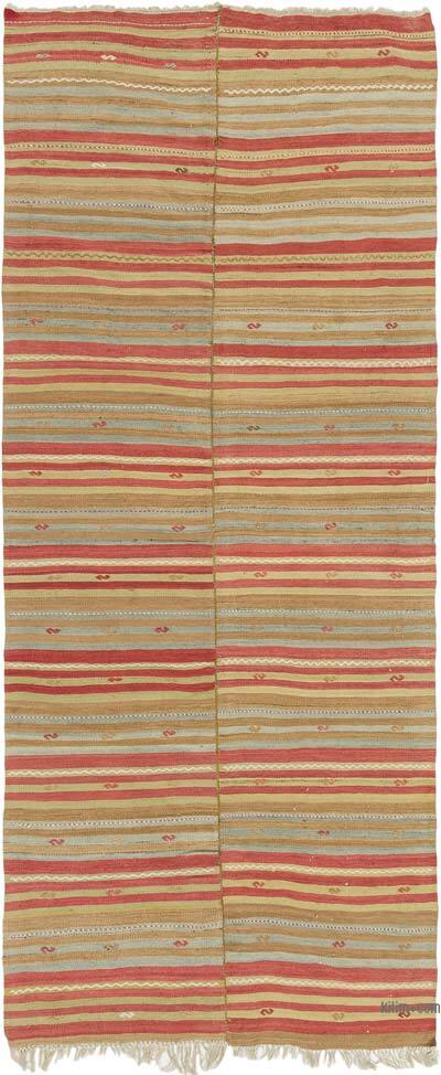 Vintage Turkish Kilim Rug - 4' 9" x 11' 6" (57" x 138")