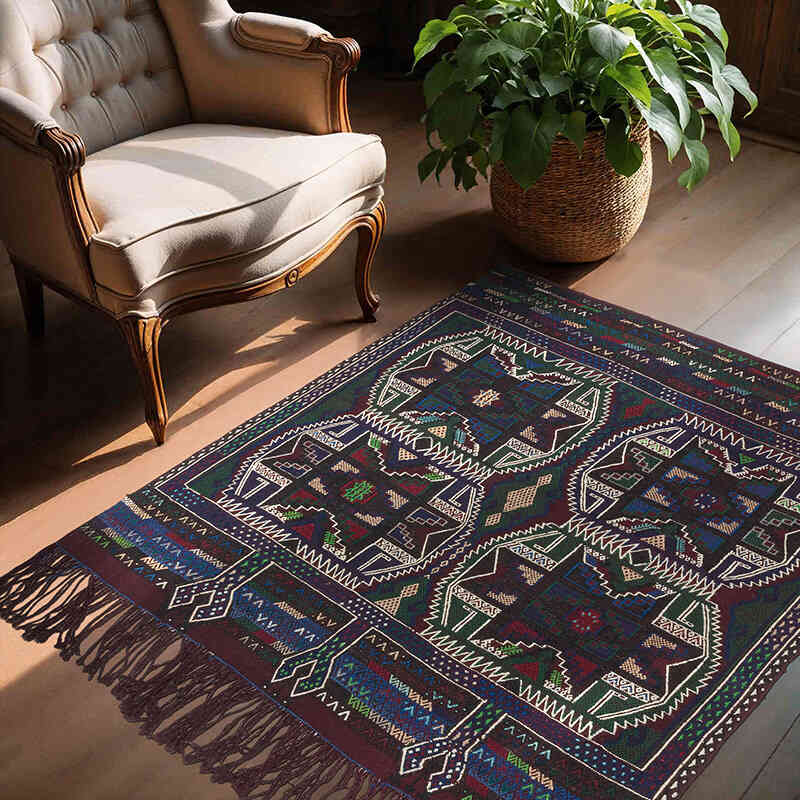Vintage Anadolu Cicim - 140 cm x 158 cm - K0073296