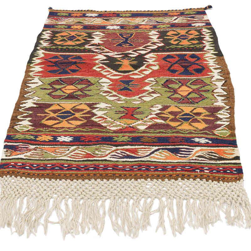 Alfombra Vintage Kilim Turca - 78 cm x 113 cm - K0073303