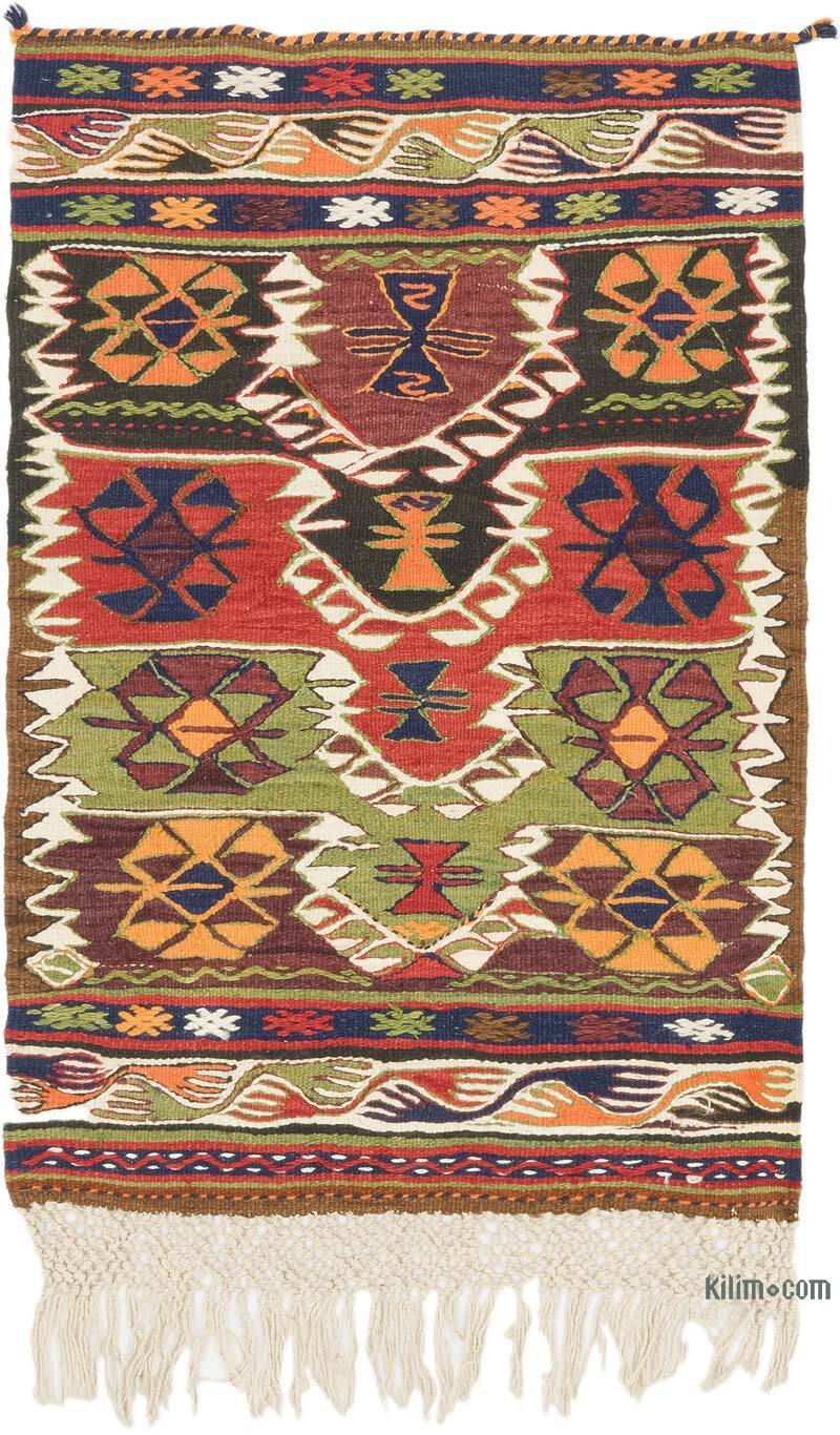 Alfombra Vintage Kilim Turca - 78 cm x 113 cm - K0073303