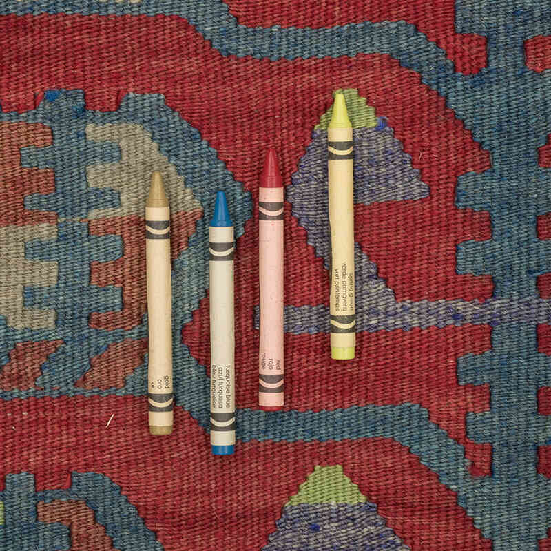 Vintage Turkish Kilim Rug - 2' 10" x 4' 2" (34" x 50") - K0073305