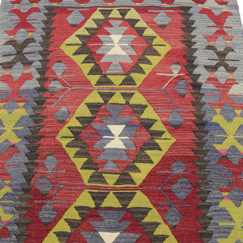 Vintage Turkish Kilim Rug - 2' 11" x 4' 2" (35" x 50") - K0073310