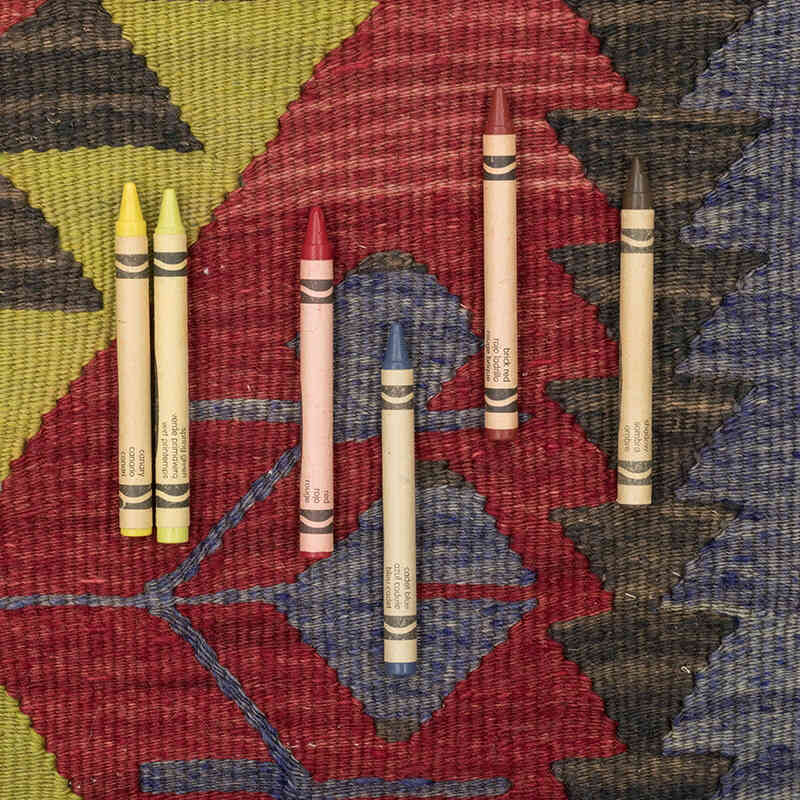 Vintage Turkish Kilim Rug - 2' 11" x 4' 2" (35" x 50") - K0073310