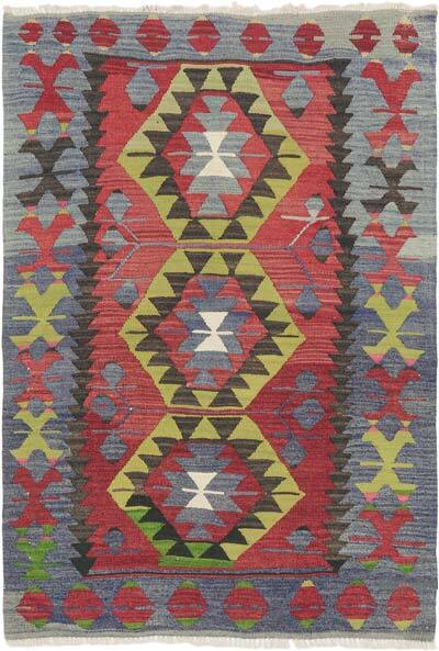 Alfombra Vintage Kilim Turca - 88 cm x 128 cm