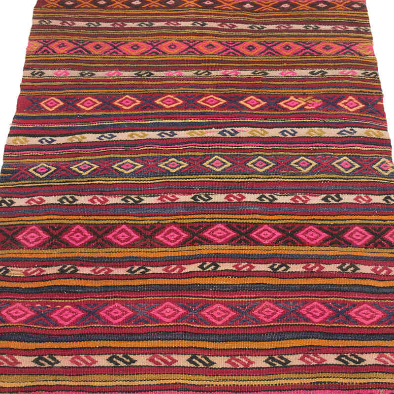 Alfombra Vintage Kilim Turca - 102 cm x 136 cm - K0073315