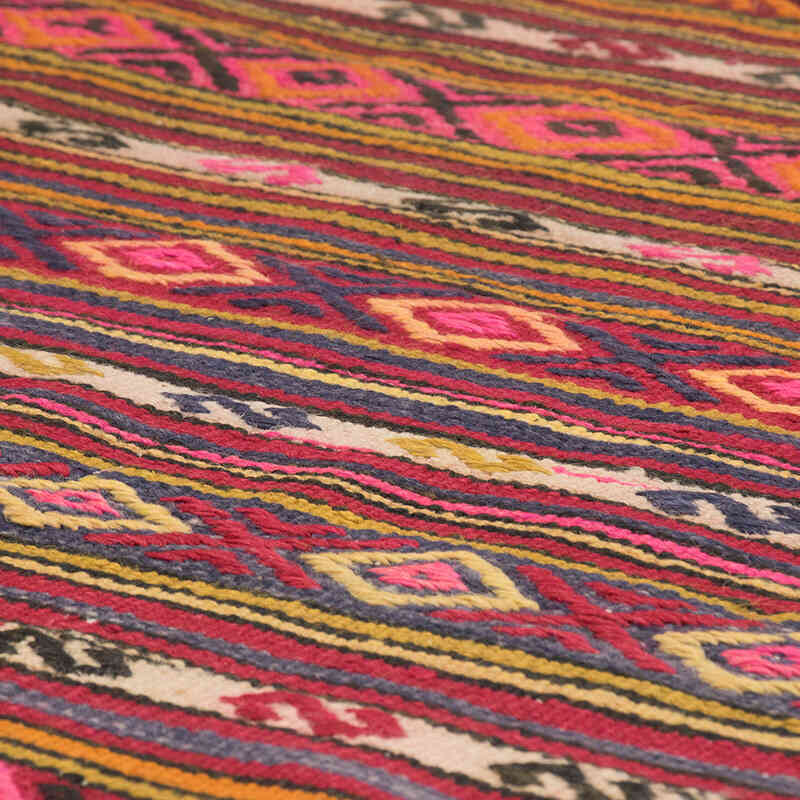 Alfombra Vintage Kilim Turca - 102 cm x 136 cm - K0073315