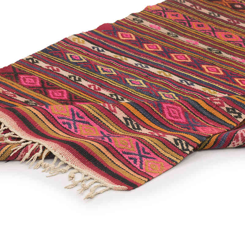 Alfombra Vintage Kilim Turca - 102 cm x 136 cm - K0073315