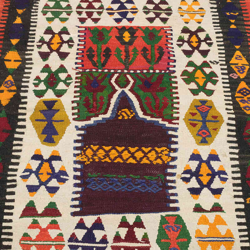 Alfombra Vintage Kilim Turca - 100 cm x 130 cm - K0073319