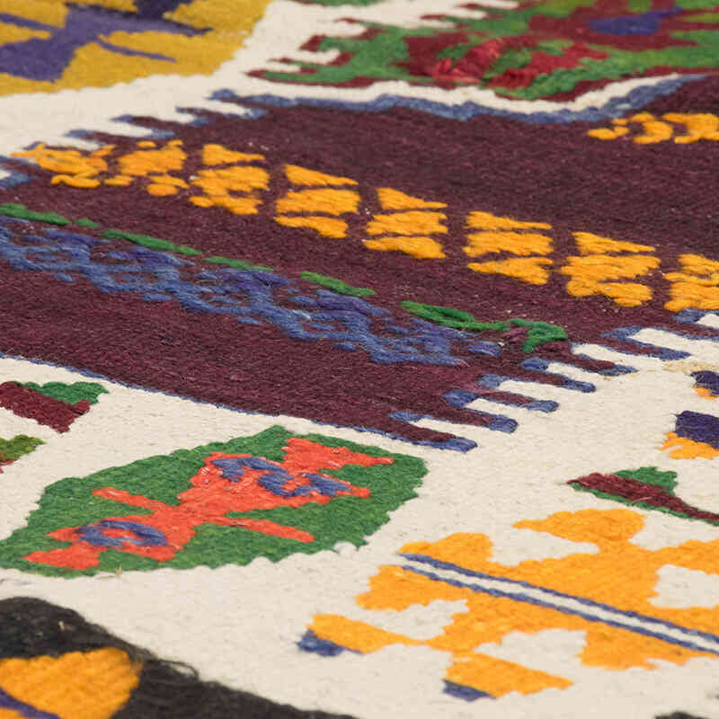 Alfombra Vintage Kilim Turca - 100 cm x 130 cm - K0073319