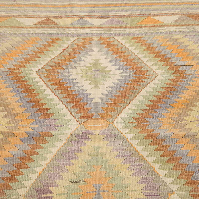 Vintage Turkish Kilim Rug - 3' 6" x 4' 7" (42" x 55") - K0073322