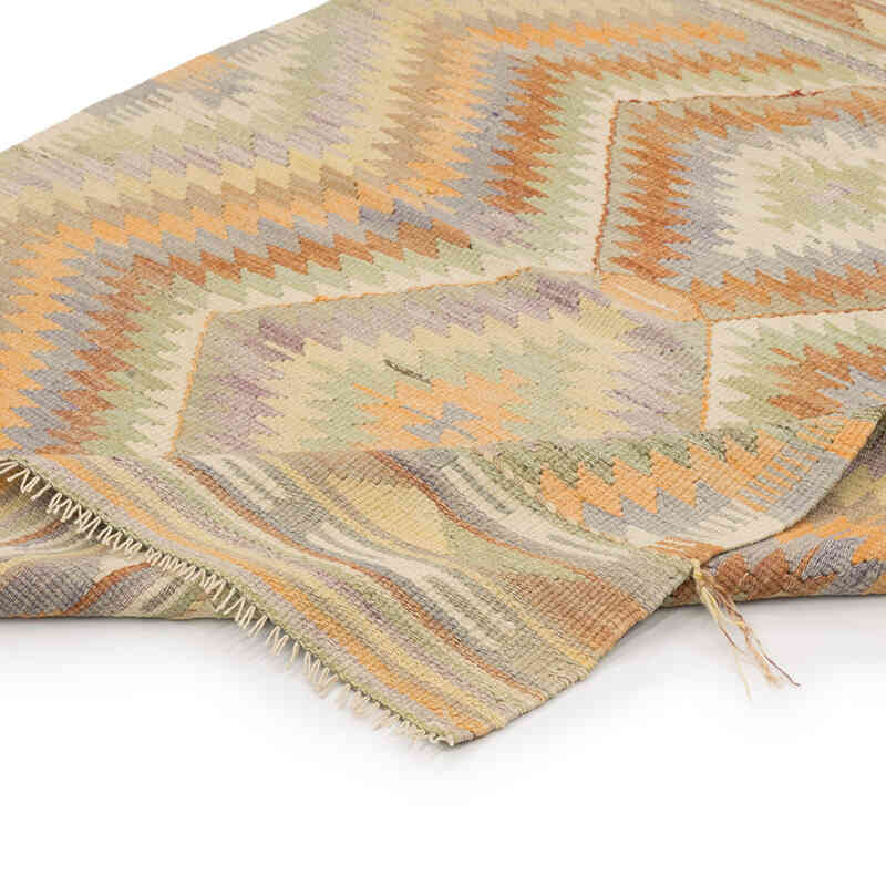 Vintage Turkish Kilim Rug - 3' 6" x 4' 7" (42" x 55") - K0073322