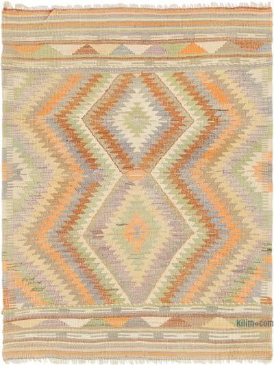 Vintage Turkish Kilim Rug - 3' 6" x 4' 7" (42" x 55")
