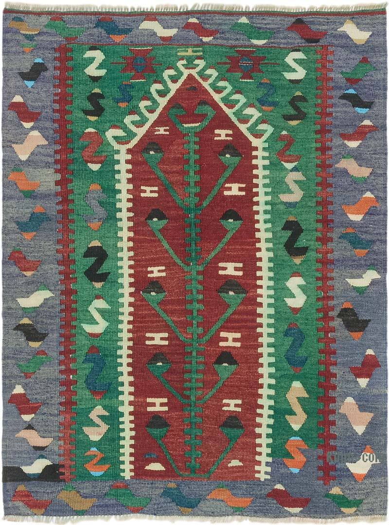 Vintage Turkish Kilim Rug - 2' 7" x 3' 6" (31" x 42") - K0073327