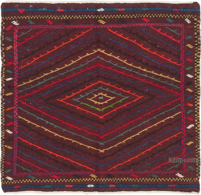 Alfombra Vintage Kilim Turca - 91 cm x 87 cm - K0073332