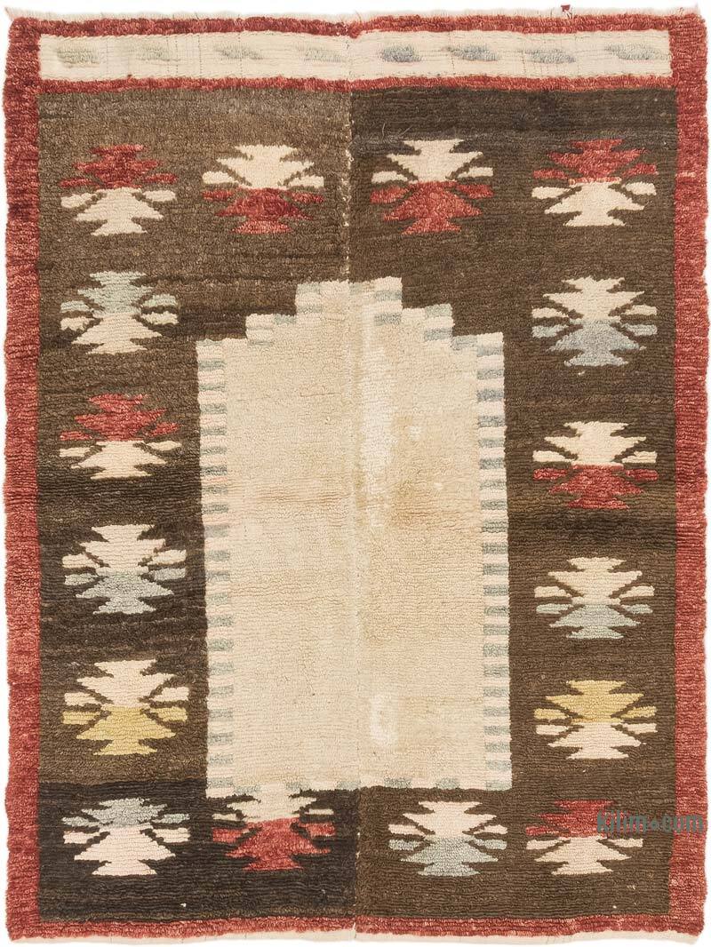 Vintage Anatolian Tulu Rug - 3' 3" x 4' 3" (39" x 51") - K0073334